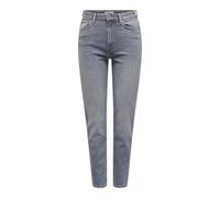 Only Straight Fit Jeans aus Baumwoll-Mix Modell 'EMILY' in Hellblau, Größe 29/30