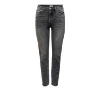 Only Emily Stretch Fit Cro614 High Waist Jeans Grau 33 / 32 Frau (Herstellerartikelnummer: 15259634-DarkGreyDenim-32-33)