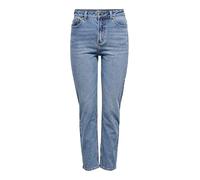 Only Ankle-Jeans ONLEMILY LIFE Hohe Taille gerade geschnitten medium blue denim Gr. 31/30