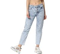 ONLY Female Straight Fit Jeans ONLEmily HW Straight Cropped 2832Light Blue Denim