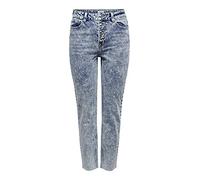 ONLY Female Straight Fit Jeans ONLEmily HW Straight Cropped 2932Light Blue Denim