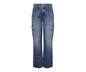 ONLY Female Straight-Fit Jeans ONLJUNE Hohe Taille Gerade geschnitten Jeans