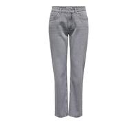 ONLY - ONLLUMI MW MOM STRAIGHT DNM PIM910 medium grey denim, L/32