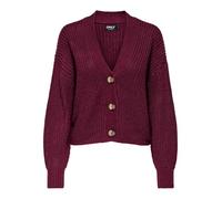 ONLY - ONLCAROL NICE L/S CARDIGAN KNT NOOS cabernet - Gr. - XS