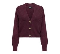 ONLY Strickjacke ONLCAROL Nice L/S Cardigan KNT NOOS V-Ausschnitt Damen rot (port royale) XS