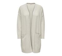 Strickjacke ONLY "ONLGABRIEL LIFE L/S LONG CARDIGAN CC KNT" Gr. L (40), beige (pumice stone detail:melange, placket toasted coconut) Damen Strickjacken (22918232-L)