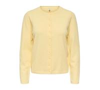 ONLY - ONLLOYAL LS O-NECK BUTTON CARDI KNT NOOS Sunlight - Gr. - S