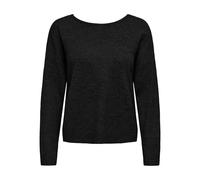 Only - ONLADELE LS LACE MIX O-NECK CC KNT black - Gr. - S