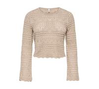 ONLY - ONLELKE LIFE LS PULLOVER KNT NOOS Oxford Tan - Gr. - XS