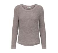 Only Strickpullover ONLGEENA XO L/S PULLOVER KNT NOOS Damen Regular Fit Rundhals S grau (satellite)