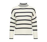 Only Pullover ONLIBI Highneck – Stehkragen, Viskose‑Mix (50/27/23%), Whitecap Gray/Black – XS