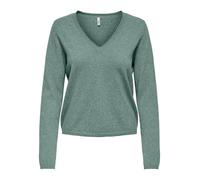 Only Pullover Onlloyal V-Ausschnitt Langarm Strick Chinois Green Größe L