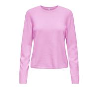 Only Strickpullover ONLLOYAL LS ONECK Rundhals meliert 80/20 Polyester/Nylon Damen XL Super Pink