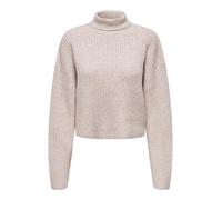 ONLY - ONLMELANIE L/S ROLLNECK PULLOVER KNTNOOS oatmeal - Gr. - XS
