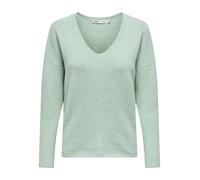 Only V-Ausschnitt-Pullover ONLRICA LIFE L/S V-NECK PULLO KNT NOOS Damen XS Grün (meliert)