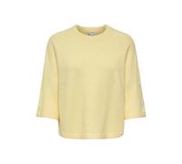 Only Strickpullover ONLSIMONI 3/4-Arm KNT NOOS Rundhals meliert Regular Fit Damen S mellow gelb