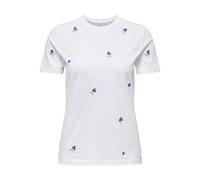 Only - ONLKETTY LIFE S/S O-NECK TOP JRS NOOS Bright White - Gr. - XL