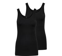 ONLY Female Tanktop Lange Basic SBlack/Black