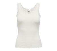 Only Tanktop ONLSARA SHARAI LACE TANK TOP JRS NOOS – 94% Baumw. – Cloud Dancer Gr. S