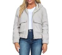 ONLY Damen Teddyjacke ONLTANJA TEDDY HOOD JACKET CS OTW (DE/NL/SE/PL, Alphanumerisch, M, Regular, Regular, pumice stone)