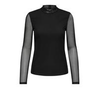 ONLY Langarmshirt ONLERICA LIFE MESH L/S TOP JRS NOOS Damen Schwarz Größe S (36)
