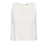 Only Regular Fit Top aus Viskose-Leinen-Mix Modell 'GOA' in Weiss, Größe S