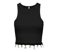 ONLY - ONLSHELLY LIFE S/L TOP JRS black - Gr. - XL