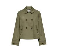 Only Trenchcoat Grün Basic für Damen - XS