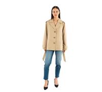Only Line Short Trench Coat Beige XS Frau (Herstellerartikelnummer: 15317205-Humus-XS)