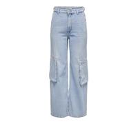 ONLY Female Weit geschnitten Jeans ONLHOPE Sehr hohe Taille Weiter Beinschnitt Jeans