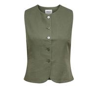 ONLY - ONLGOA S/L LINEN BL WAISTCOAT CC TLR Smokey Olive - Gr. - 42