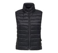 Steppweste ONLY "ONLTAHIA LW QUILTED WAISTCOAT OTW CC OTW", Damen, Gr. M, schwarz, Web, Obermaterial: 100% Nylon, unifarben, modisch, regular fit normal, Westen (28332232-M) schwarz