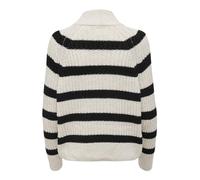 Only Leise Freya Zip High Neck Pullover Frauen in Gr. M in Beige