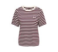 ONLY - Gestreiftes T-Shirt rot - Gr. - XS