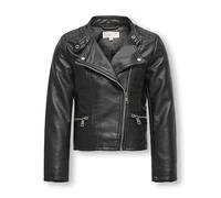 Only Konfreya Faux Leather Jacket Schwarz 8 Years Mädchen (Herstellerartikelnummer: 15198182-Black-128)