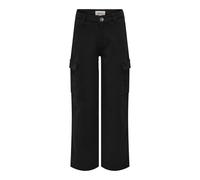 Only Mädchen Cargohose KOGYARROW-VOX Gerade geschnitten Schwarz Größe 146
