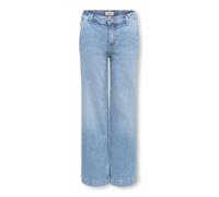 ONLY Girl Jeans mit weitem Bein KOGNEW Mittlere Taille Weiter Beinschnitt Jeans