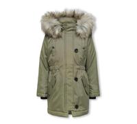 Only Kogiris Fur Parka Grün 11 Years Mädchen (Herstellerartikelnummer: 15245678-Aloe/DetailFurLightGrey-146)