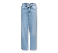 ONLY Girl Straight-Fit Jeans KOGGIANNA Mittlere Taille Ballon Schnitt Jeans