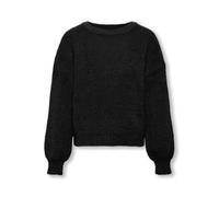 ONLY Girl Strickpullover Normal geschnitten Rundhals Lange Bündchen Tief angesetzte Schulter Pullover