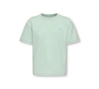 Only T-Shirt KOGHELEN LIFE S/S LOOSE TEE Mädchen 100% Baumwolle Aqua Foam Print Gr. 158/164