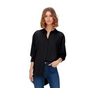 Only - Hemd für Damen, Mit Kragen, 3/4 Ärmel (Schwarz) EU 38 / UK 10