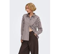 ONLY - ONLOREGON ALVA LS REG SHIRT NOOS WVN Coffee Bean - Gr. - L