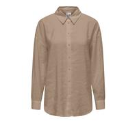 ONLY Damen Onliris L/S Modal Shirt Noos Wvn, Silver Mink, S