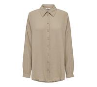 ONLY Hemd "Thyra" in Beige - Größe XL | Damen Blusen