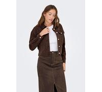 ONLY Hemdjacke in Dunkelbraun - Größe L | Damenjacken
