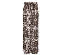 Only Schlupfhose ONLKAVI AMBELPULL UP WIDE PANTS WVN, Damen, Viskose, Chocolate Martini, Gr. M L32