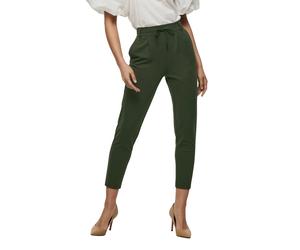 Only Hose Poptrash in Dunkelgrün mit Kordelzug XS-L34 Regular Fit