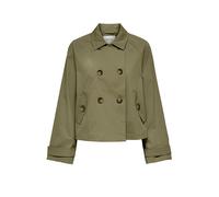 Only April Short Trench Coat Grün L Frau (Herstellerartikelnummer: 15274982-Aloe-L)