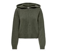 ONLY JDY Damen Pullover JDYRUE Life L/S Short Hood PUL KNT NOOS (DE/NL/SE/PL, Alphanumerisch, L, Regular, Regular, Kalamata)